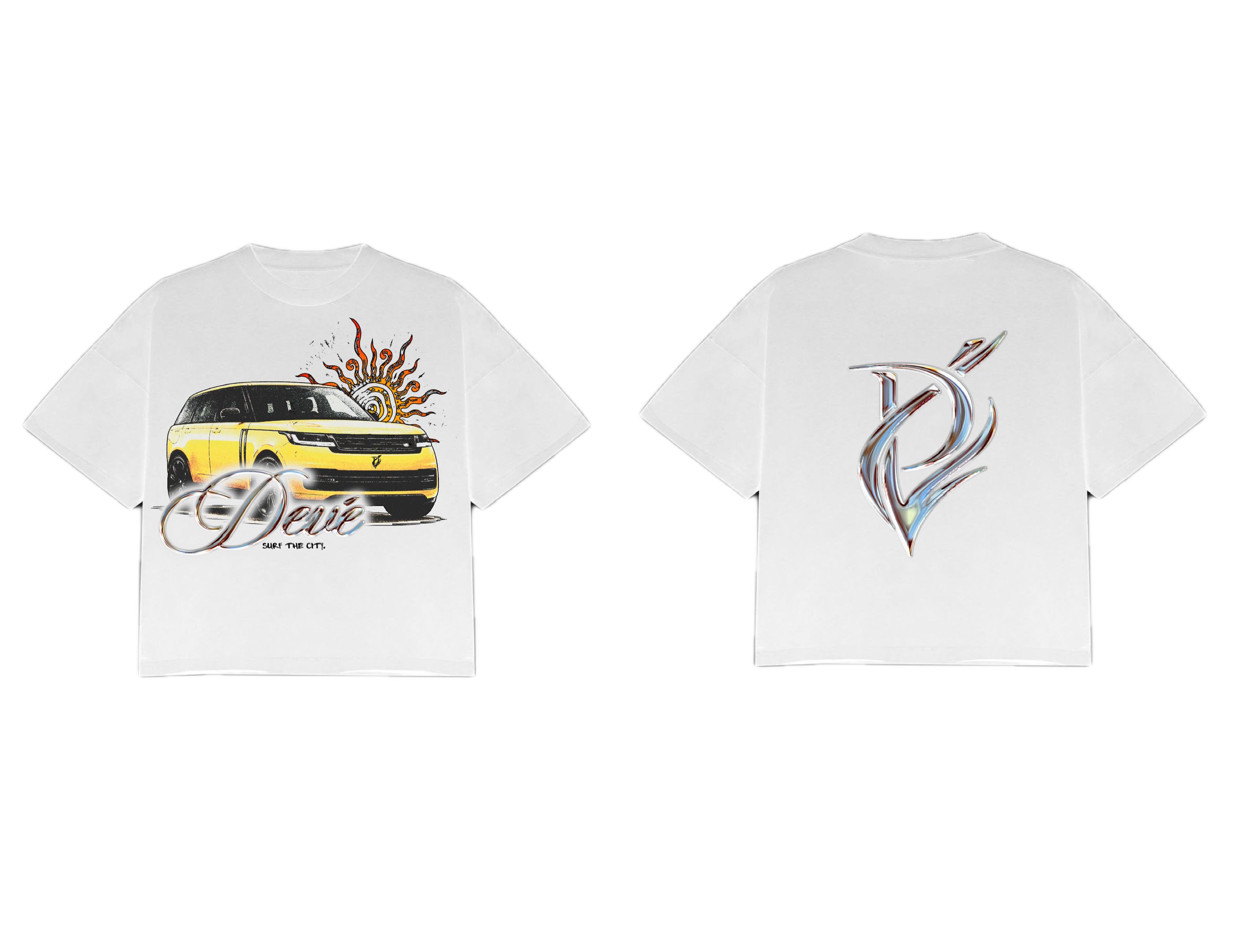 DEVÉ SURF THE CITY T SHIRTS